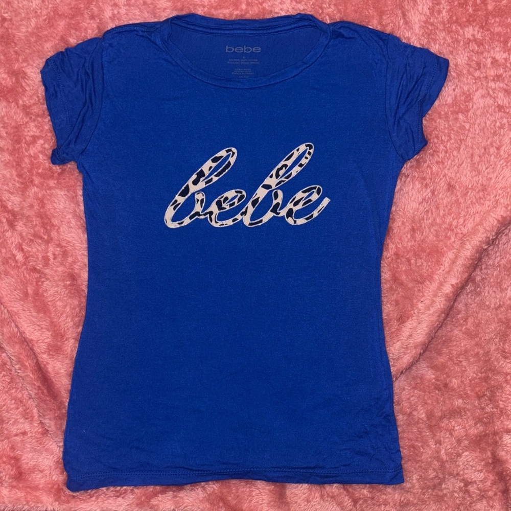 Bebe Royal Blue Tee
